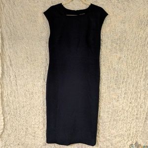 Deep navy wear to work dress